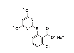 嘧草硫醚分子式